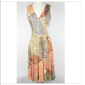 Banana Republic Animal Print Sleeveless Dress